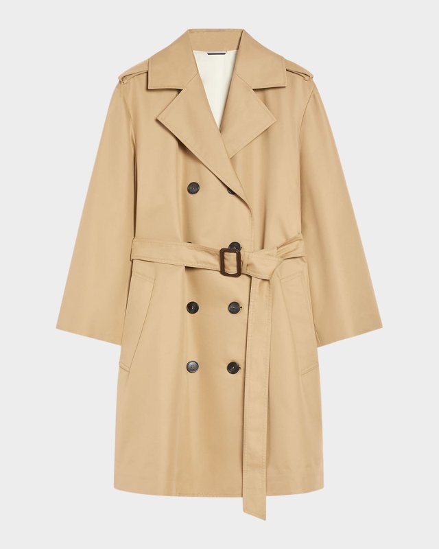 Elodia Double-Breasted Trench Coat